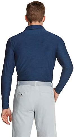 Muška suha košulja za golf dugih rukava - brze suhe polo majice - UPF 30, rastezljiva tkanina