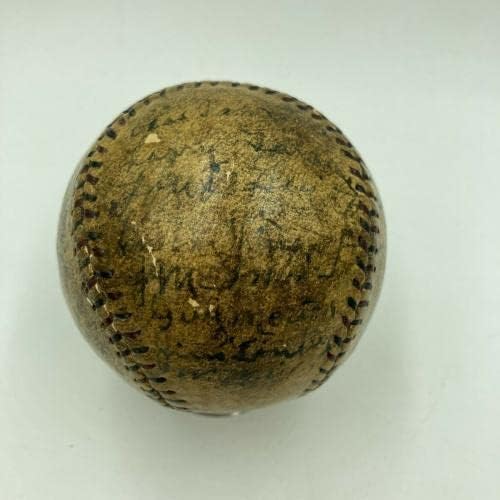 Povijesni tim Indijanaca iz Clevelanda iz 1922. godine potpisao je bejzbol s Tris govornikom JSA CoA - Autografirani bejzbol