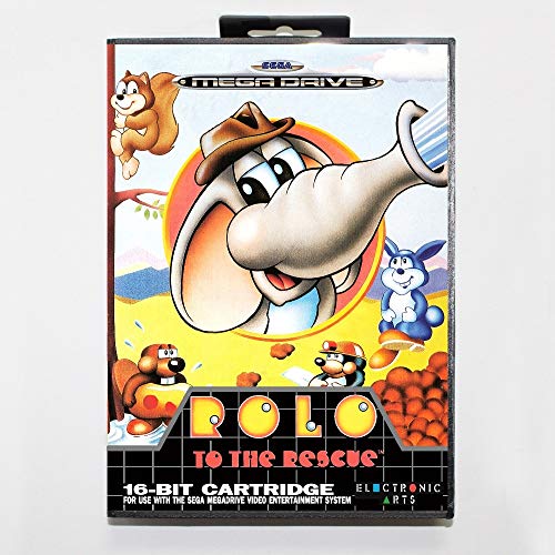 Romgame Rollo to The Rescue 2 16 -bitni SEGA MD kartica za igru ​​s maloprodajnom kutijom za Sega Mega Drive for Genesis
