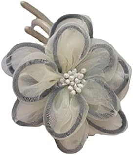 Renslat cvijet čipka leđa glava grebanje kosa pribor za kosu francuski kandža za kosu za kosu