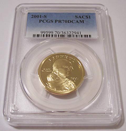 2001. S Sacagawea Indijanci Dollar Dollar PR70 DCAM PCGS