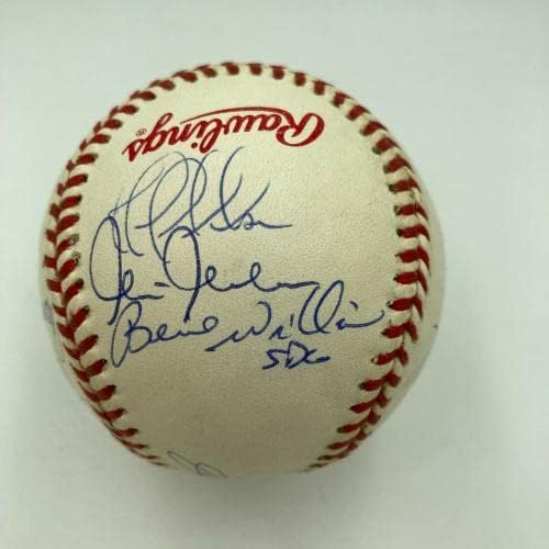 1998. New York Yankees World Series Champs ekipa potpisala je bejzbol Derek JSA - Autografirani bejzbol