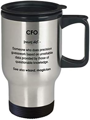 Smiješna CFO definicija šalica za kavu - Putnička šalica od 14oz
