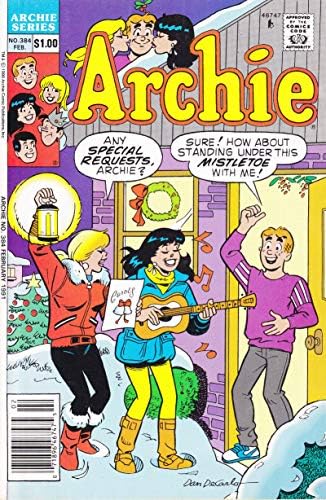 384 ; Archie strip | Naslovnica božićne pjesme iz veljače 1991. godine