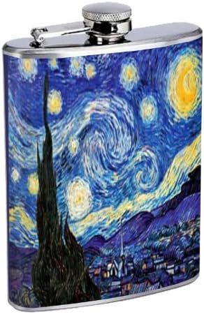 Vincent Van Gogh tikvica Zvjezdana Noć 8 oz od nehrđajućeg čelika $ 141