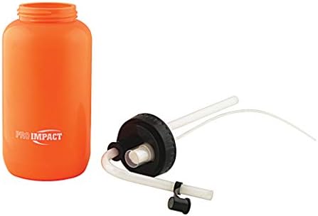 Pro Impact Squeezabil Vode boca s dugim slamom od slame i poklopca za raspršivanje - BPA besplatna plastika - hidratacija za bejzbol