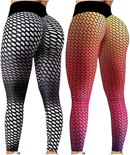 Sirena gamaše plus veličina rastezljivih gamaša 3d tiskane meke joga hlače čvrste noge za žene