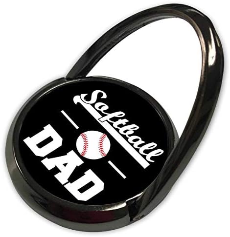 3Drose Stamp City - tipografija - softball tata s softball -om. Bijela slova na crnoj pozadini. - Telefon