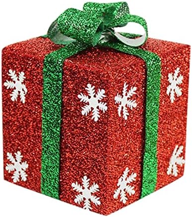 Za božićno drvce Vanjski ukrasi za božićne poklon kutije unutarnji trijem poklon kutija božićni šišmiši za drveće