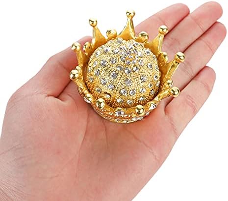 Longsheng - od 2001. - Ručno oslikana zlatna kruna figurica nakita Trinet kutija šipak kapka kutija za trinket vjenčanje favorizirani