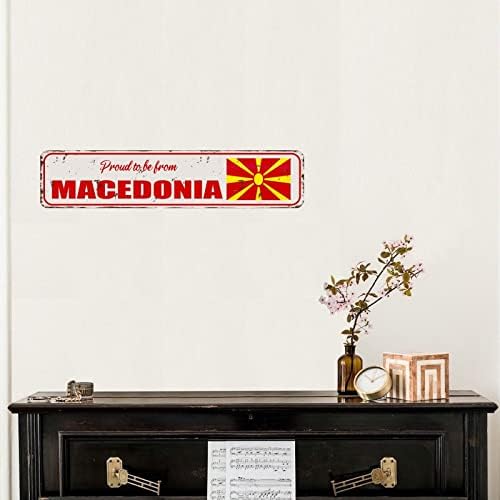 Naljepnice vinil zida naljepnice s ponosom iz Makedonije Slatke zidne naljepnice naljepnice Uredbe za dom Međunarodne signalne zastave