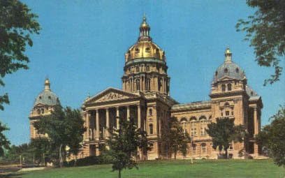 Des Moines, razglednica Iowa