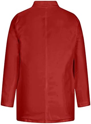 Womens Blazer jakna casual otvorena prednja strana labava fit dugih rukava uredski odijelo kaput rever jesen jesen zimska odjeća s