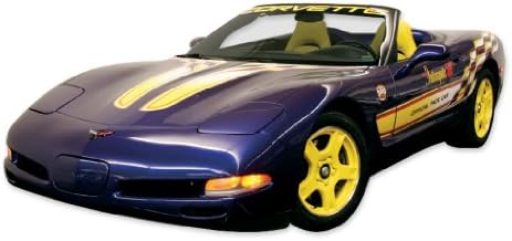 Zamjena Phoenix Graphix za 1998. Chevrolet Corvette Indy 500 Naljepnice za tempo automobile Kit - žuta/bijela