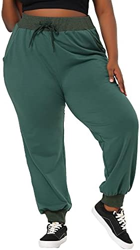 UxCell trenerke za žene 2023 plus veličine struka struka Sport Sport joggers Gym hlače