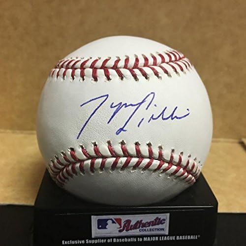 Tyson Gillies Philadelphia Phillies M.L. Potpisani bejzbol w/coA - autogramirani bejzbols