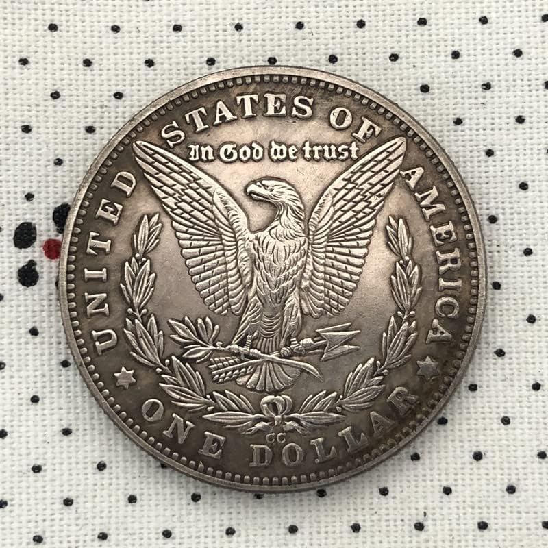 38 mm Antique Silver Dollar Coin American Morgan Tramp Coin 1880cc Craft 109
