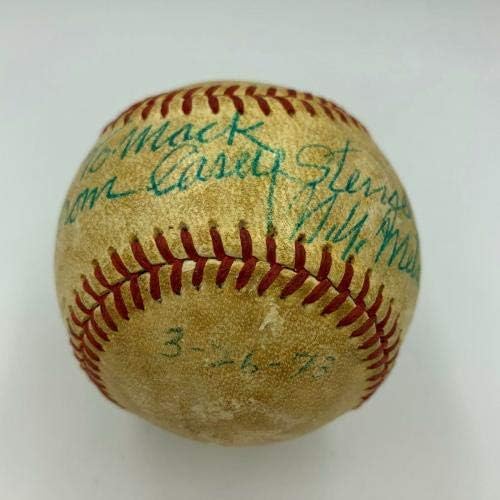 Nice Casey Stengel singl potpisao službeni bejzbol američke lige s JSA CoA - Autografirani bejzbols