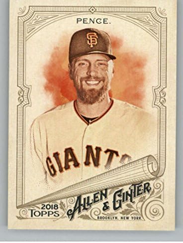 2018. Allen i Ginter 143 Hunter Pence San Francisco Giants Baseball Card - GotBaseballCards