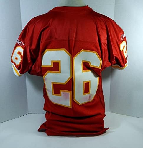 2001. Kansas City Chiefs 26 Igra izdana Red Jersey 44 DP15620 - Nepotpisana NFL igra korištena dresova