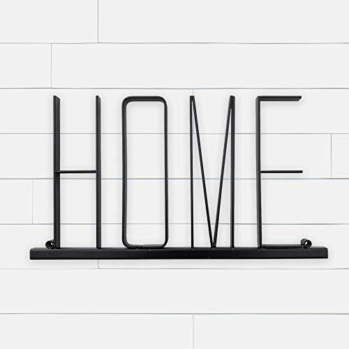 Barwild Industrial Inspirational Home Metal Wall Sign-3d Word Art Accent Decor-savršen za moderni rustikalni ili vintage stil seoske