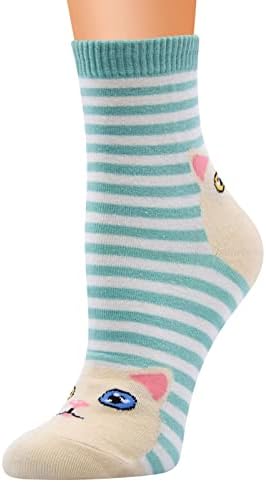 Ženske čarape Aktivne čarape Žene Šetajuće čarape casual pamučni uzorak prozračne čarape udobne čarape za životinje