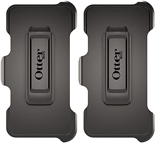 Priterbox Clip za remen za remen za Otterbox Defender Series Apple iPhone 8 Plus, 7 Plus, 6s Plus & 6 Plus Black-Pakiranje s 2 pakete