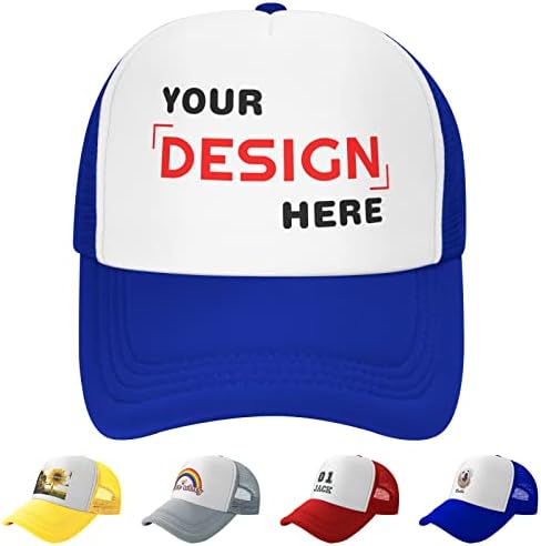 Prilagođeni šeširi za muškarce Žene dodajte vaše ime logotip Photo Dizajn Personalizirani kamionski šeširi Podesivi bejzbol kapu kao