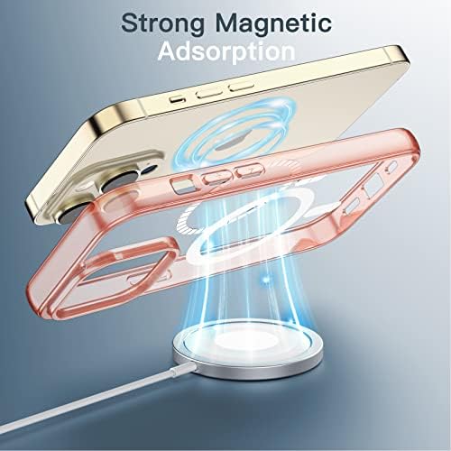 JetEch magnetska futrola za iPhone 14 Pro Max Max 6,7-inčni kompatibilni s magsafe bežičnim punjenjem, poklopcem odbojnika otpornog