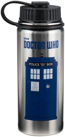 Vandor Doctor Who od 18 unci vakuum izolirana boca od nehrđajućeg čelika, srebro