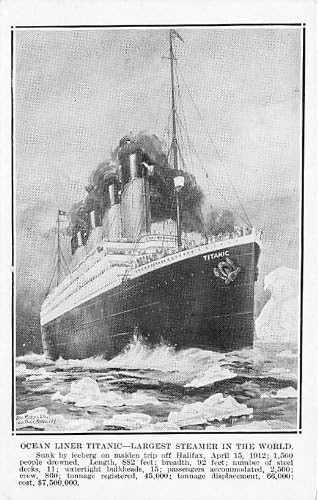 Razglednice broda Titanic broda