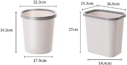 Kanta za smeće bucket za spavaću sobu kanta za smeće za kućni ured kuhinja kada kanta za smeće / bucket-siva