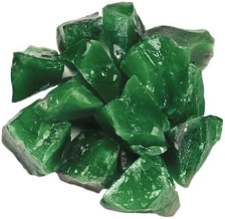 Materijali hipnotičkih dragulja: 18 lbs Imperial Z Zeleno kamenje iz Azije - grubo rasuti sirovi prirodni kristali za kablove, prevrtanje,