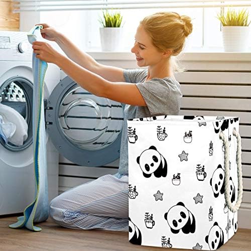 Inhomer jednostavna panda bebe zvijezde uzorak veliki rublje koči vodootporne odjeće za ometanje košarice za organizator igračaka za