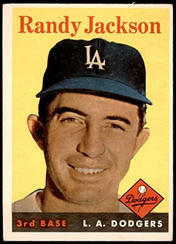 1958. Topps 301 Randy Jackson Los Angeles Dodgers VG/EX DODGERS