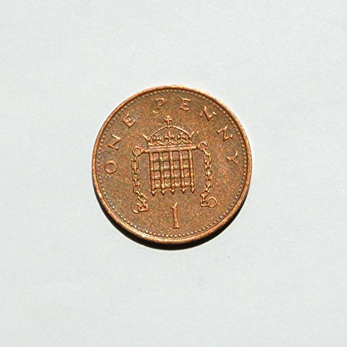 1994. UK Ujedinjeno Kraljevstvo 1 Penny - Elizabeth II 3. portret; magnetska penija vrlo fini detalji