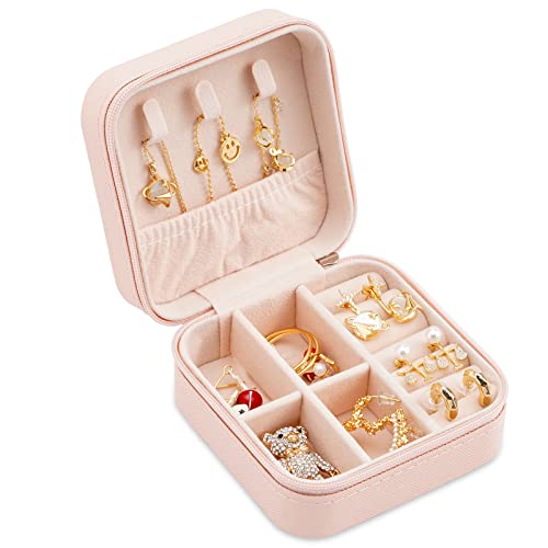 Prijenosna putna mini kutija za nakit kožni prsten za nakit organizator Torbica za pohranu poklon kutija za djevojčice žene .