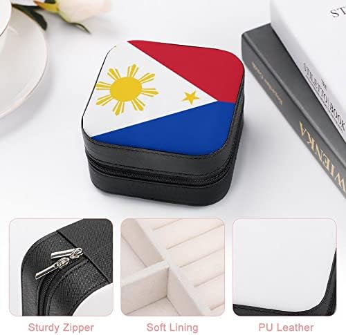 Philippines zastave žensko premium putovanja Mali nakit Ogrlica Organizator za skladištenje Mini zaslon slučaj