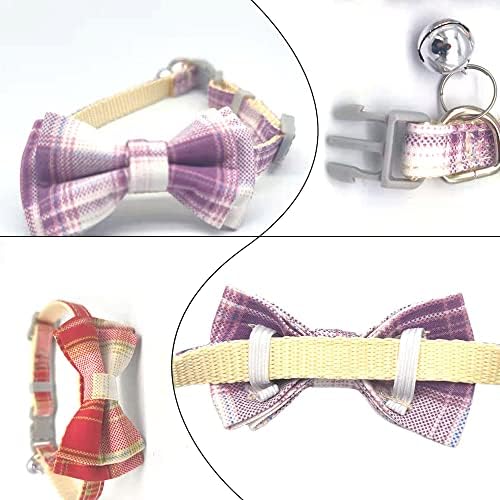 2 PCS PASH OVDJE Podesivi kućni ogrlice dizajn kopča kravate s zvonom za vjenčanja Photoshoots Daily Walks