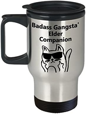 Badass gangsta 'stariji pratitelj kave