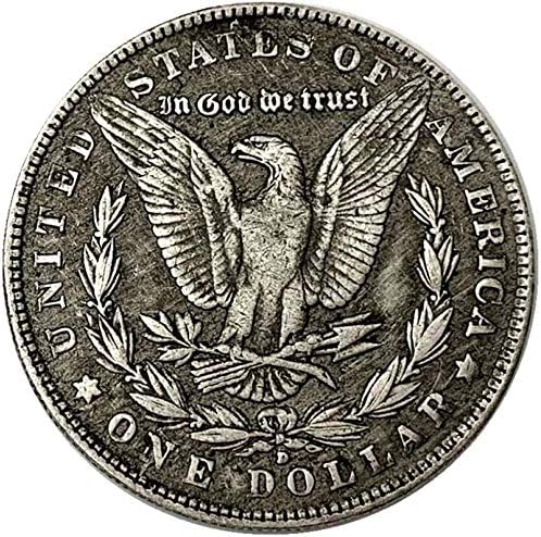 1921. Wanderer Coin Bull Demon King Skeleton Coin Coin Bakar Old Silver Komemorativni novčić za uredski ured za kućnu sobu