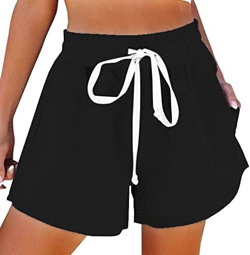 Ljetne kratke hlače za žene casual visokog struka udobni salon kratke hlače bicikliste teniske odbojke kratke hlače odmor labave udobne
