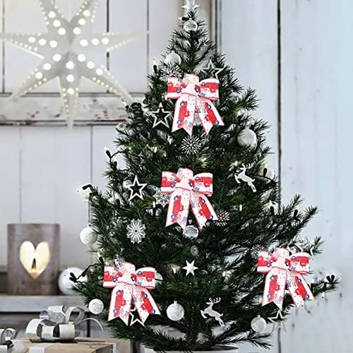 XIOS Božićni ukras 2022 Božićni ukrasi Posteljini božićni lukovi ukrasi za božićno drvce lukovi za vijenci božićni lukovi kući slatki