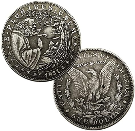 Nema više lutajućih kovanica reljefnih retro srebrnih kovanica životinjski lav kovanice utisnute blagoslove kovanice lav sretna obitelj