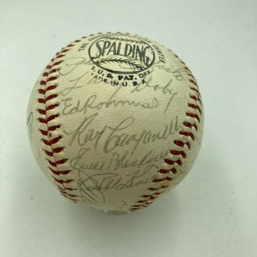 1950. All Star Game Team potpisao je bejzbol Casey Stengel Yogi Berra s JSA CoA - Autografirani bejzbol