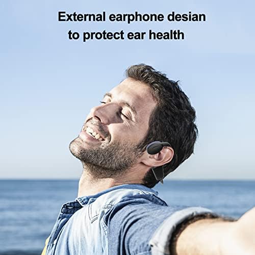 CATXQ Slušalice za provođenje zraka s mikrofonima | Sportske slušalice otvorenih uha | Touch & Voice Assistant | Bežične Bluetooth
