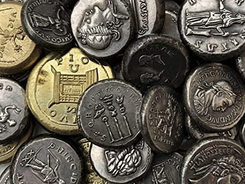 Rimske kovanice mesing srebrne antikne zanate Strane prigodne kovanice nepravilna veličina tipa 3