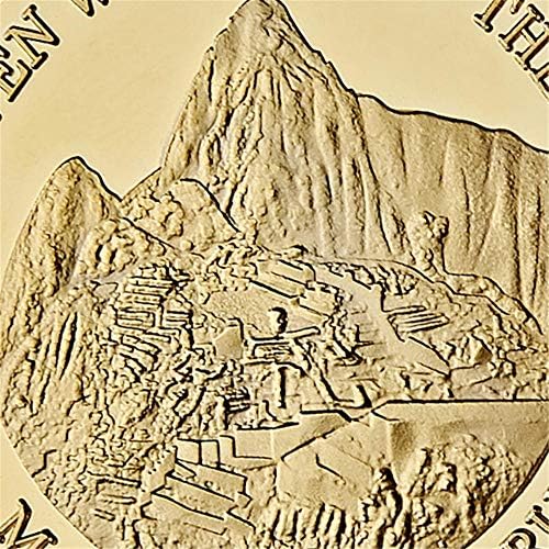 Replika komemorativna kovanica kovanica Svjetski znamenitosti i spomenici 2007 Machu Picchu Peru Commemorative Coin Prikupljanje kolekcija
