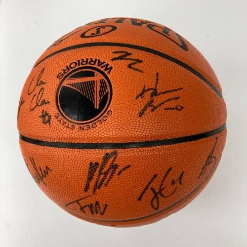 2015-16 Golden State Warriors Team potpisao je košarku s igrama Stephen Curry JSA CoA - Košarka s autogramima