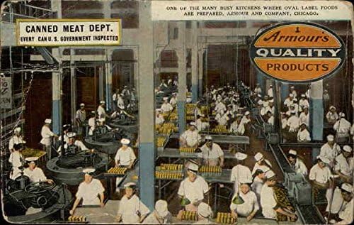 Oklop i tvrtka Chicago, Illinois IL Originalna antikvarna razglednica 1913